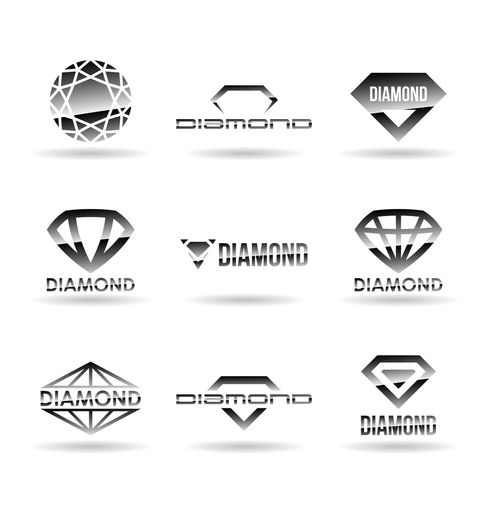 钻石,珠宝首饰logo设计,创意logo设计,logo图形,,标志设计,商标设计